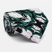 Cravate Abstract elegant fluide marble liquide (Roulé)