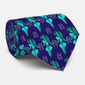 Cravate Abstract Feminine Figure Tie (Roulé)