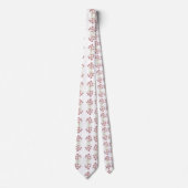 Cravate Abstract floral Neck Tie (Devant)