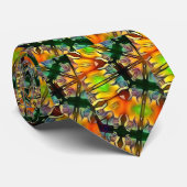 Cravate Abstract Fractal Neck Tie (Roulé)