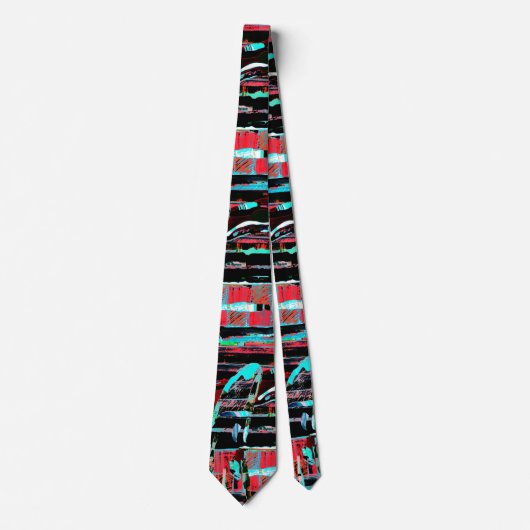 Cravate Abstract Freedom – Custom Necktie (Devant)