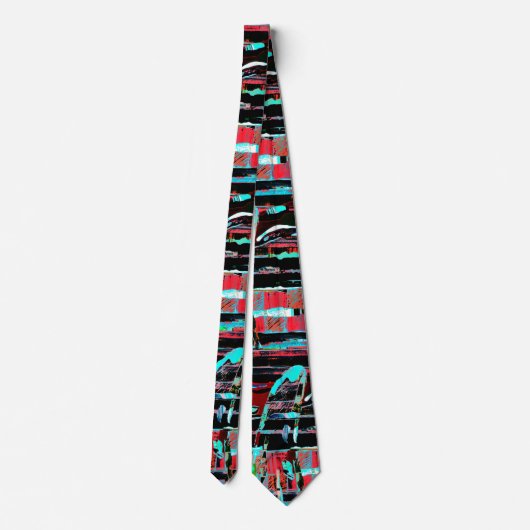 Cravate Abstract Freedom – Custom Necktie (Dos)