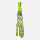 Cravate Abstract Lime Green (Dos)