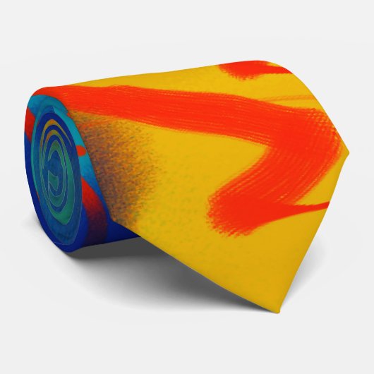Cravate Abstract necktie (Roulé)