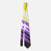 Cravate Abstract Nonbinary Pride Flag   (Dos)