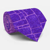 Cravate Abstract stone texture bricks decor ornamental pur (Roulé)