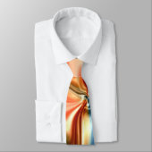 Cravate Abstraction arc-en-ciel (Attaché)