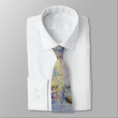Cravate abstraction citronnée (Attaché)