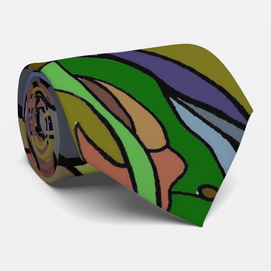 Cravate Abstrait (Roulé)