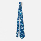 Cravate Abstrait 210819 - 02 - Style Indigo (Dos)