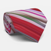 Cravate Abstrait #2 : Flou rouge (Roulé)