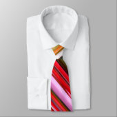 Cravate Abstrait #2 : Orange blur (Attaché)