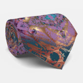 Cravate Abstrait coloré (Roulé)