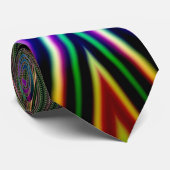 Cravate Abstrait coloré (Roulé)