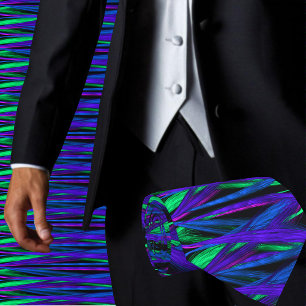 Cravate Abstrait Coloré Artistique Contemporain Tendance