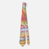 Cravate abstrait coloré, design moderne (Devant)