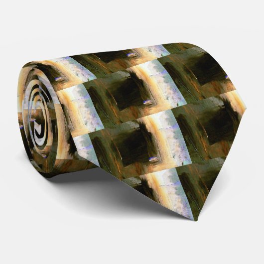 Cravate Abstrait créatif moderne (Roulé)