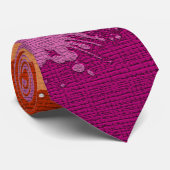 Cravate Abstrait de Lesbian Pride (Roulé)