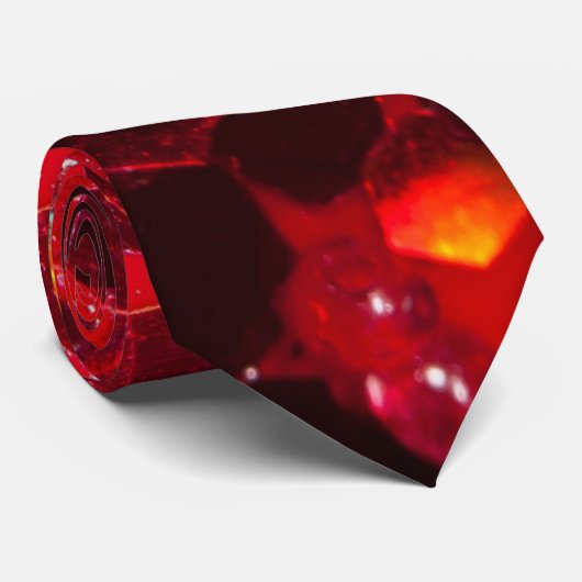 Cravate Abstrait de parties scintillant brillant motif en  (Roulé)