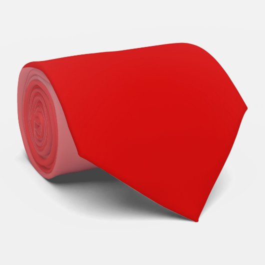 Cravate Abstrait moderne à dégradé rouge et blanc (Roulé)