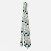 Cravate Abstrait moderne Brushstroke & Polka Dot Motif (Dos)