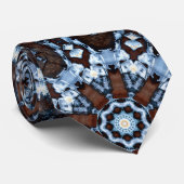 cravate abstrait motif fractal (Roulé)