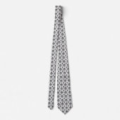Cravate Abstrait Motif noir gothique (Dos)