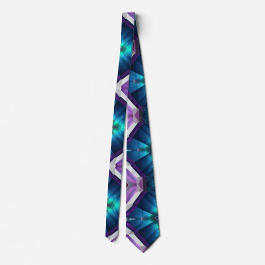 Cravate Abstrait Motif Zigzag géométrique non binaire Form (Dos)