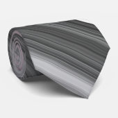 Cravate Abstrait n° 1 : Gris (Roulé)