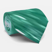 Cravate Abstrait n° 3 : Chimmer vert (Roulé)