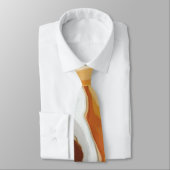 Cravate Abstrait Pastel Paint Fox Tail Edition (Attaché)