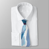 Cravate Abstrait Pastel Paint Mountain Edition (Attaché)