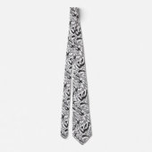 Cravate Abstrait sans couture brosse trait moderne multico (Dos)