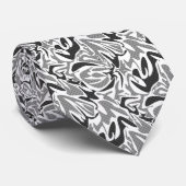 Cravate Abstrait sans couture brosse trait moderne multico (Roulé)