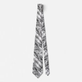 Cravate Abstrait sans couture brosse trait moderne multico (Devant)