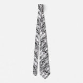 Cravate Abstrait sans couture brosse trait moderne multico (Dos)