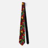 Cravate Abstrait sans couture géométrique moderne formes t (Devant)