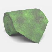 Cravate Abstrait Vert (Roulé)