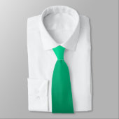 Cravate Abstrait vert brillant contraste de couleur pure t (Attaché)
