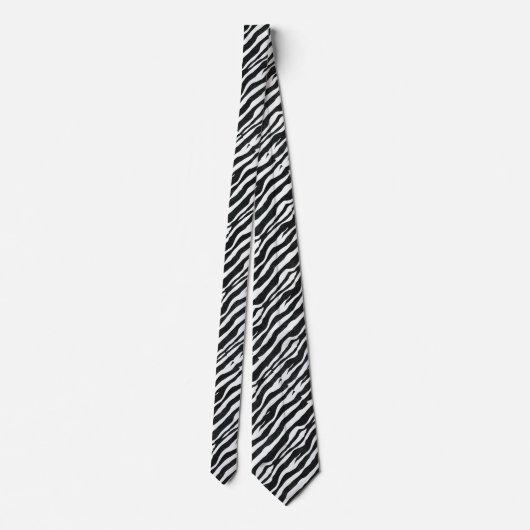 Cravate Abstrait Zebra Stripes (Dos)