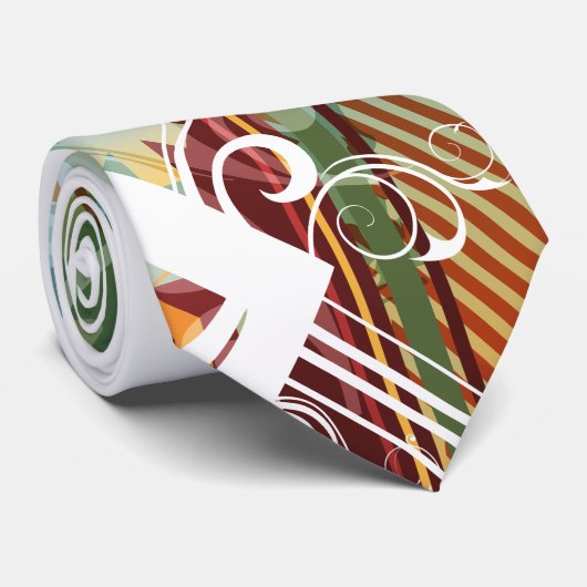 Cravate Abstraite Art 28 (Roulé)