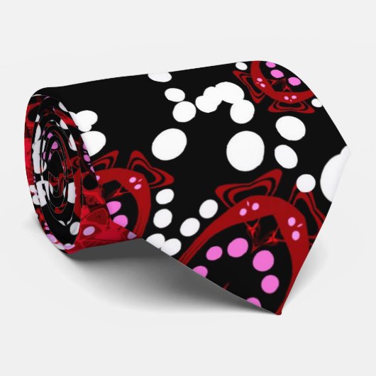 Cravate Abstraite Batik (Roulé)