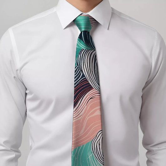 Cravate Abstraite brillante