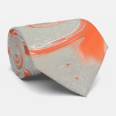 Cravate Abstraite Cream Pudding (Roulé)