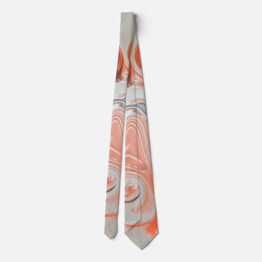 Cravate Abstraite Cream Pudding (Dos)