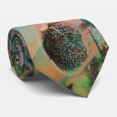 Cravate Abstraite dans le style de Hieronymus Bosc (Roulé)