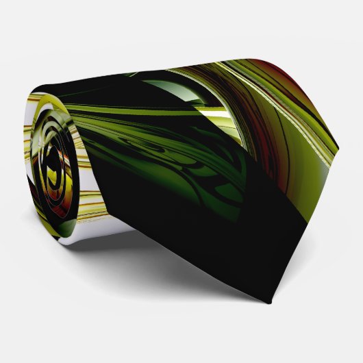 Cravate abstraite de fantaisie (Roulé)