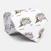 Cravate abstraite de hérisson (Roulé)