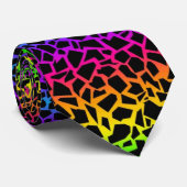 Cravate abstraite de poster de animal (Roulé)