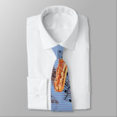 Cravate abstraite de saxophone (Attaché)